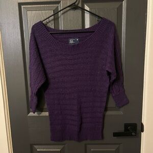 American Eagle Outfitters Deep Purple Sweater